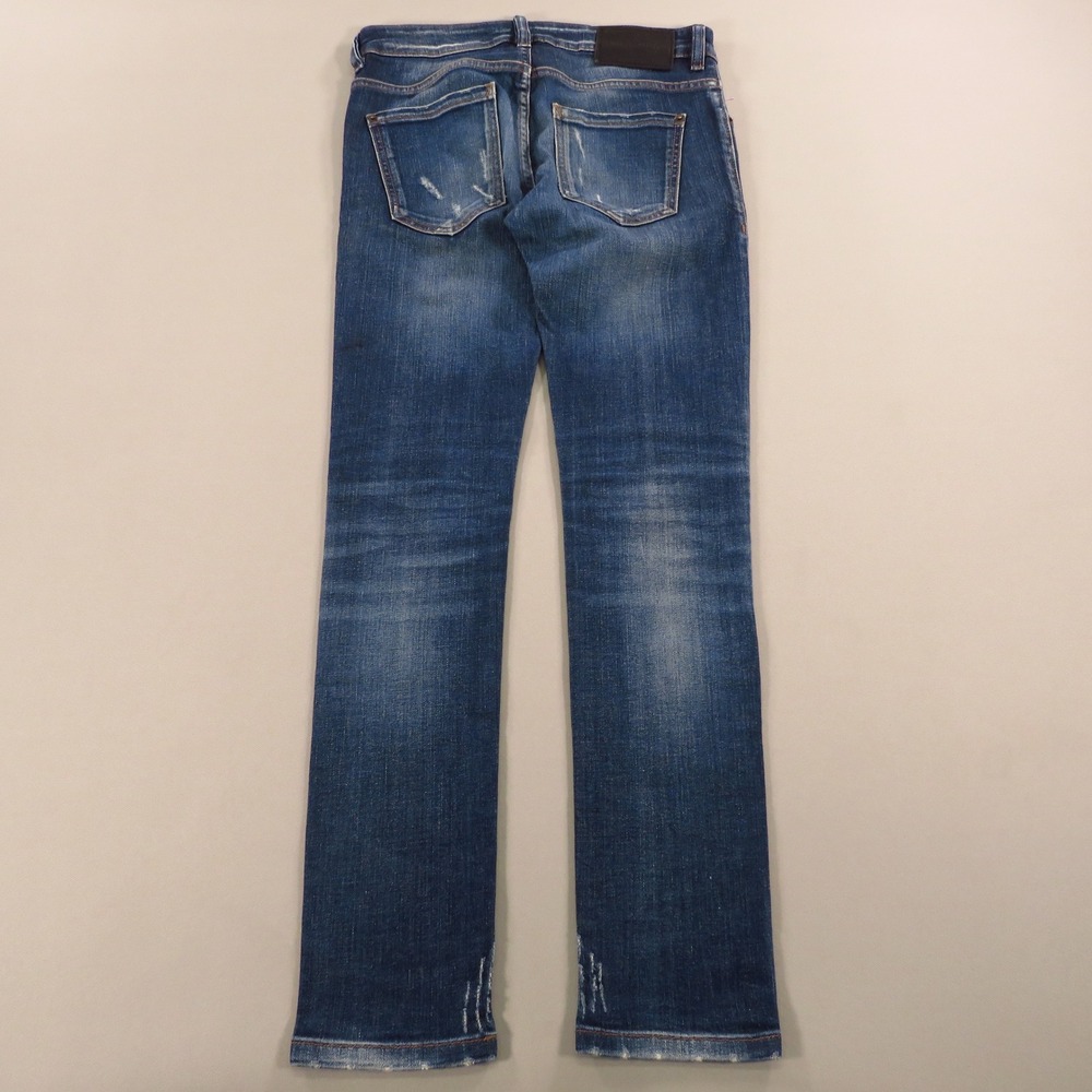 Dsquared2 Jeans Mens 30x32 Skinny Slim Designer Distressed Denim Made in ITALY